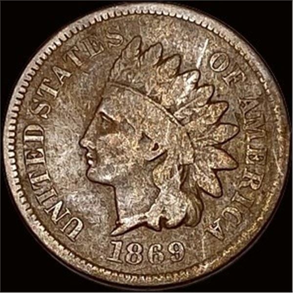 1869 Indian Head Cent LIGHTLY CIRCULATED