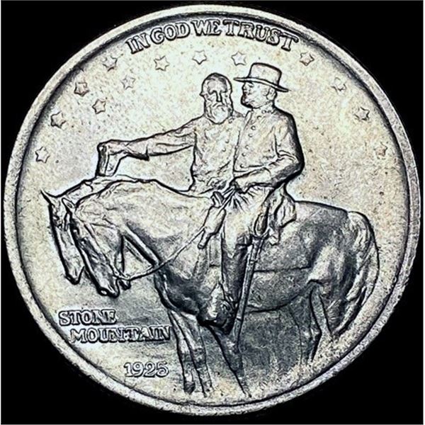 1925 Stone Mountain Silver Half Dollar CHOICE BU