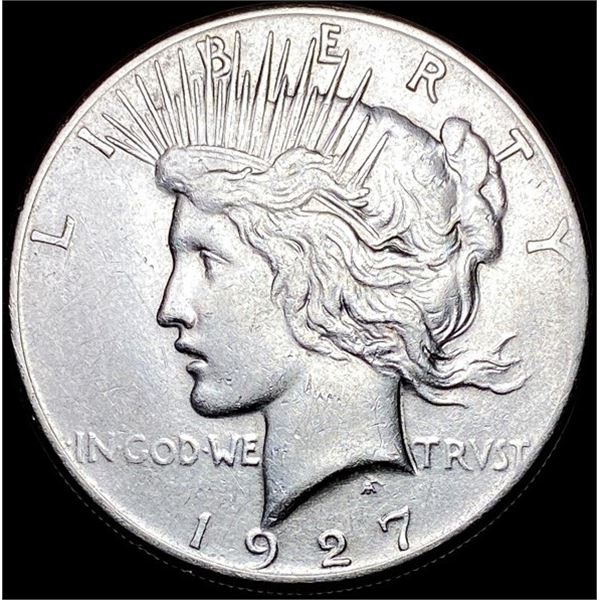 1927-S Silver Peace Dollar ABOUT UNCIRCULATED