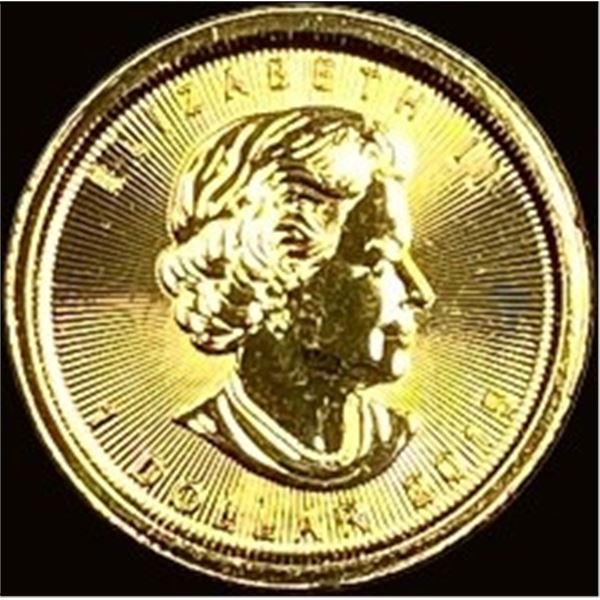 2018 Canada 1/20 oz Gold Maple Leaf $0.50 SUPERB GEM