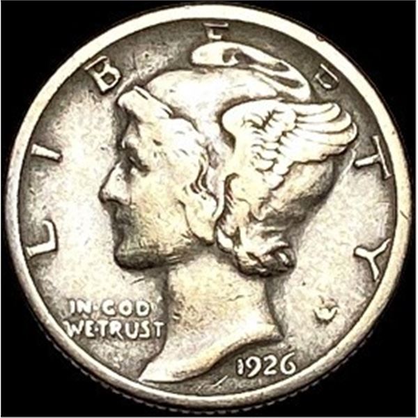 1926-S Silver Mercury Dime LIGHTLY CIRCULATED