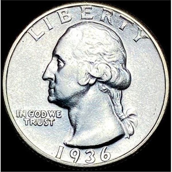 1936-D Silver Washington Quarter UNCIRCULATED