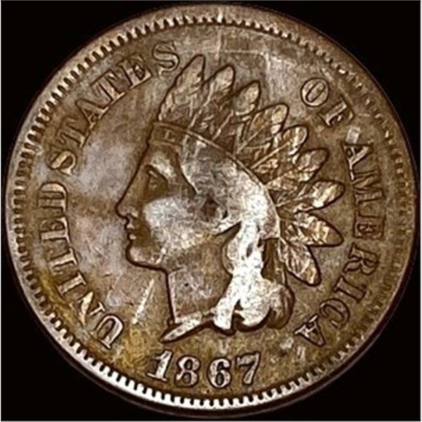 1867 Indian Head Cent LIGHTLY CIRCULATED