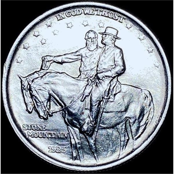 1925 Stone Mountain Silver Half Dollar CHOICE BU