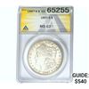 Image 1 : 1887-S Morgan Silver Dollar ANACS MS62