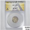 Image 1 : 1867 Silver Three Cent ANACS EF40