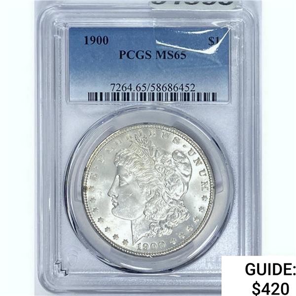 1900 Morgan Silver Dollar PCGS MS65