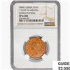 Image 1 : 1890E Liberia 1 Cent NGC SP63 RB Copper Pattern