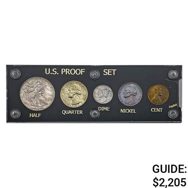 [5 Coins]1941 U.S. Proof Set 1C-50C