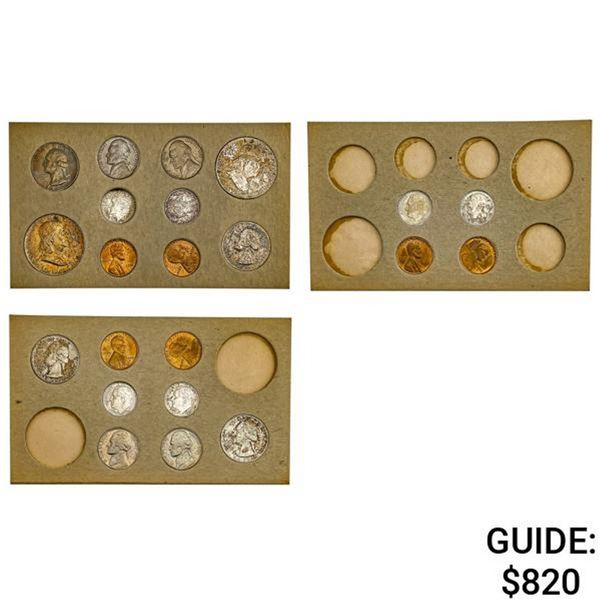 [22 Coins] 1955 US Mint Set 1C-50C