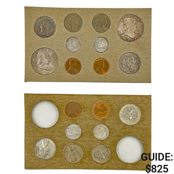 [18 Coins]1956 U.S. Mint Set 1C-50C