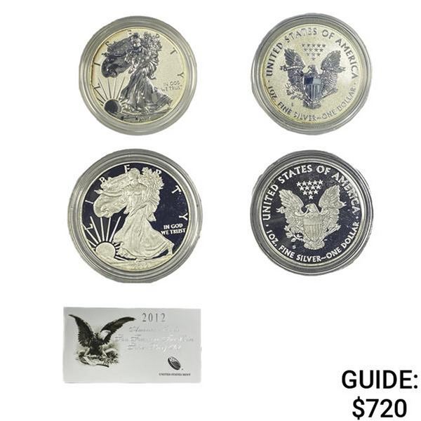 2012 American Eagle San Francisco Two-Coin Silver Proof Set