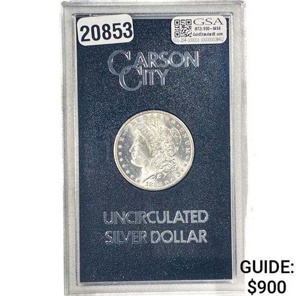 1882-CC Morgan Silver Dollar GSA UNCIRCULATED