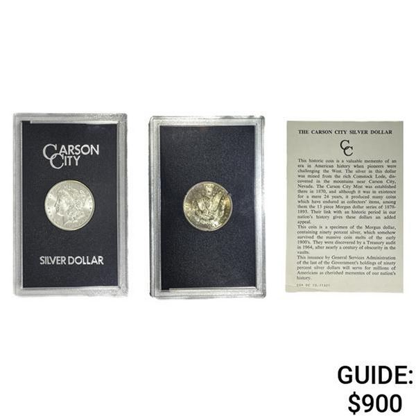 1883-CC Morgan Silver Dollar GSA UNCIRCULATED