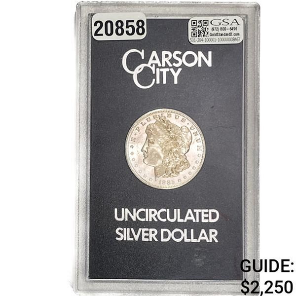 1885-CC Morgan Silver Dollar GSA UNCIRCULATED