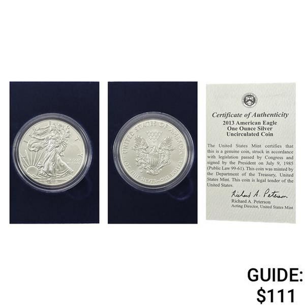 2013 Silver Eagle Proof