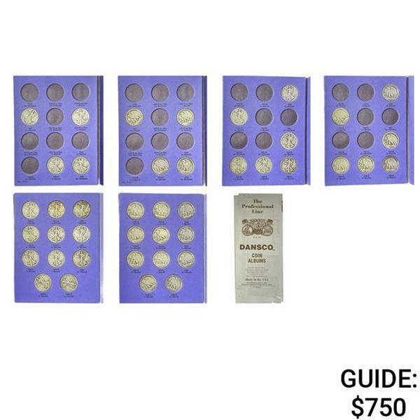 1917-1936 Liberty Standing Half Dollar Album [21] Coins