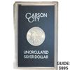 Image 1 : 1884-CC Morgan Silver Dollar GSA UNCIRCULATED