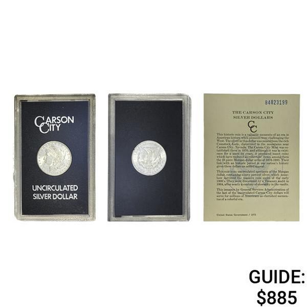 1884-CC Morgan Silver Dollar GSA UNCIRCULATED