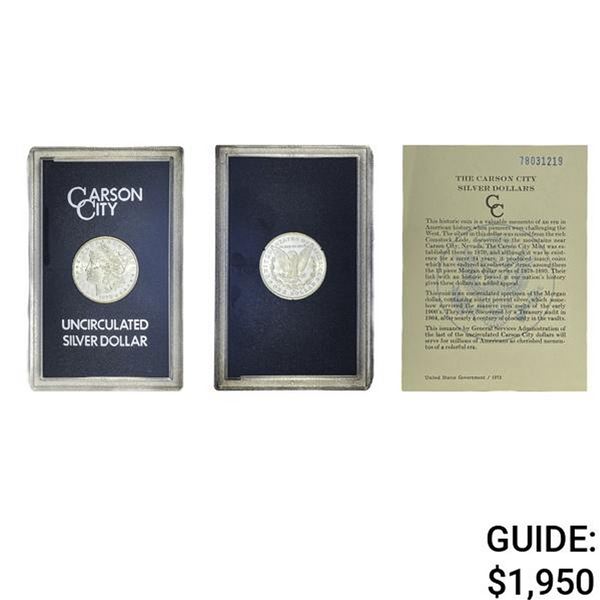 1878-CC Morgan Silver Dollar GSA UNCIRCULATED