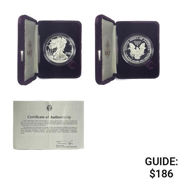 1987 Silver Eagle Proof