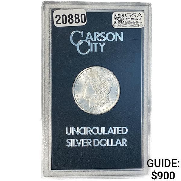 1882-CC Morgan Silver Dollar GSA UNCIRCULATED