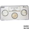 Image 1 : [3] coins 1882-1884 Morgan Silver Dollar NGC MS65