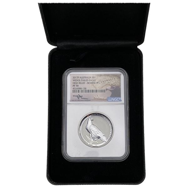 2017 Silver Australian Wedge Tailed Eagle 1 oz