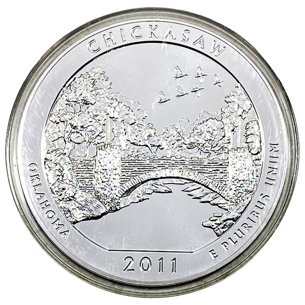 2011 Silver 5 oz 25C Chickasaw