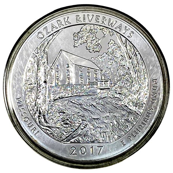 2017 Silver 5 oz 25C Ozark Riverways
