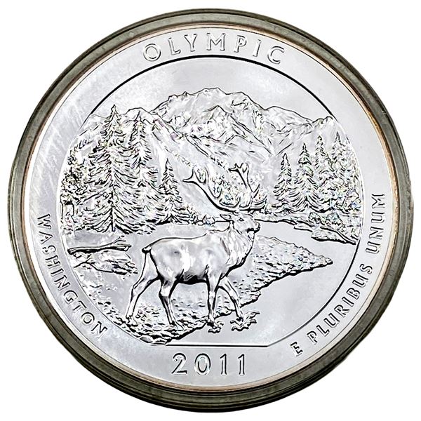 2011 Silver 5 oz 25C Olympic