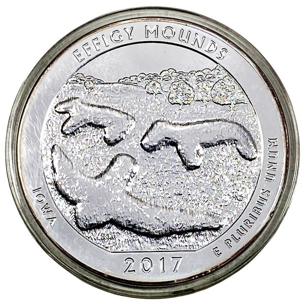 2017 Silver 5 oz 25C Effigy Mounds