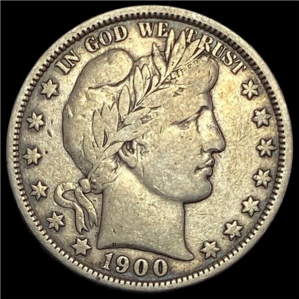 1900-O Silver Barber Half Dollar LIGHTLY CIRCULATED