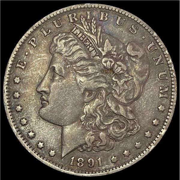 1891-O Silver Morgan Dollar LIGHTLY CIRCULATED