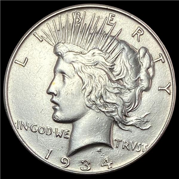 1934 Peace Silver Dollar LIGHTLY CIRCULATED