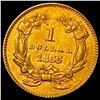 Image 2 : 1855 Gold $1 Indian Princess Head Type 2 UNCIRCULATED