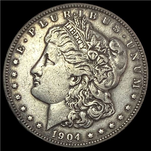 1904-S Silver Morgan Dollar NEARLY UNCIRCULATED