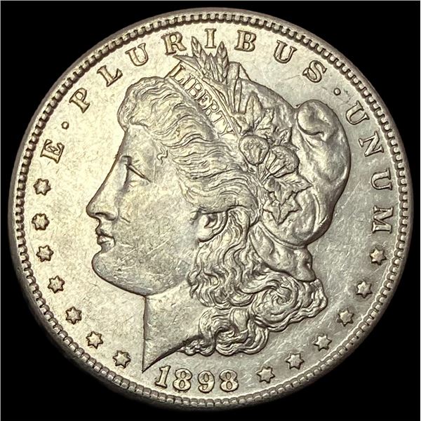 1898-S Silver Morgan Dollar LIGHTLY CIRCULATED