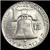 Image 2 : 1954 Silver Franklin Half Dollar UNCIRCULATED