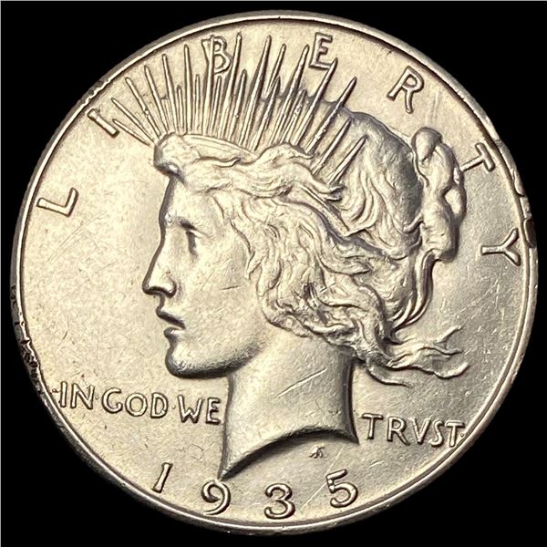 1935-S Silver Peace Dollar CLOSELY UNCIRCULATED