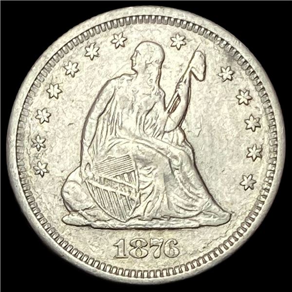 1876-S Seated Liberty Quarter CLOSELY UNCIRCULATED
