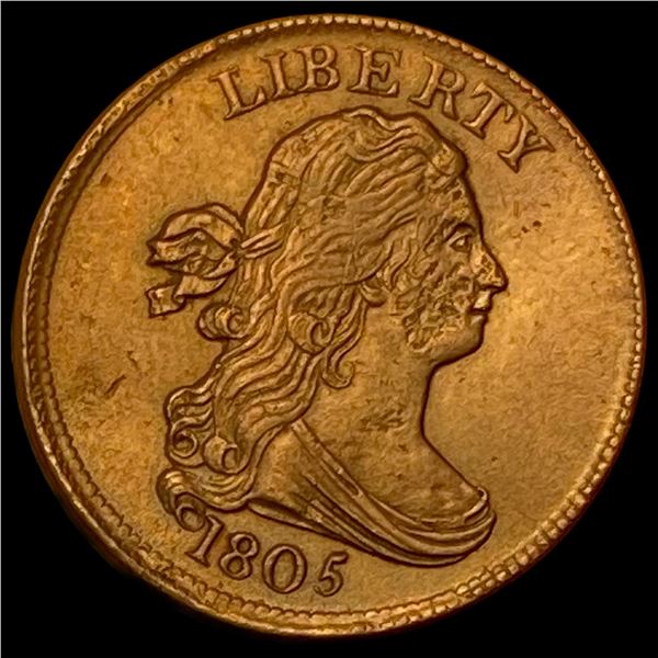 1805 Draped Bust Half Cent HIGH GRADE