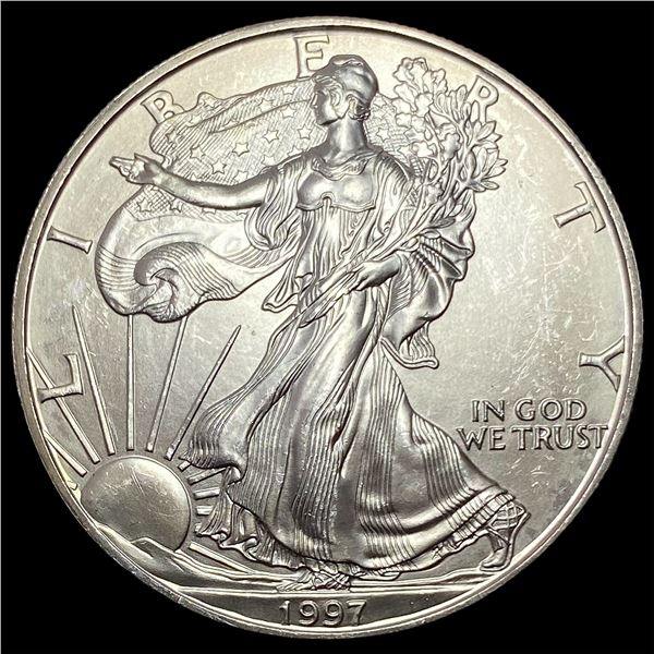 1997 1 oz Silver American Eagle $1 GEM BU