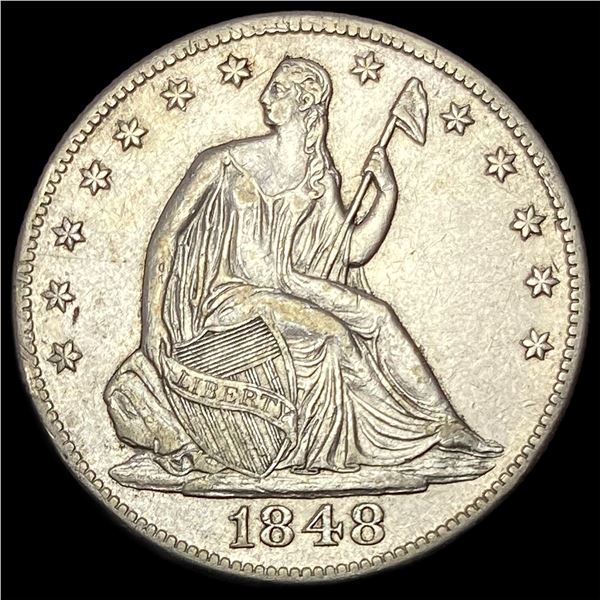 1848-O Seated Liberty Half Dollar CLOSELY UNCIRCULATED