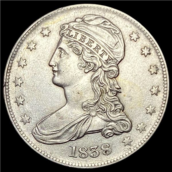 1838 Silver Capped Bust Half Dollar UNCIRCULATED