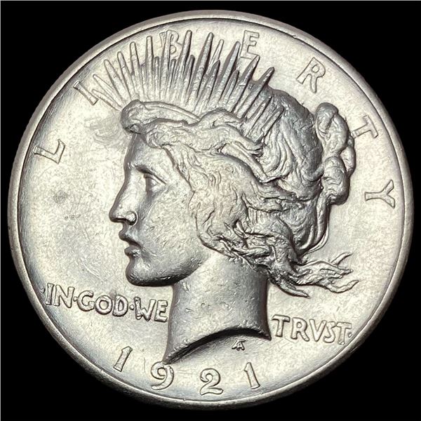 1921 Silver Peace Dollar CHOICE AU