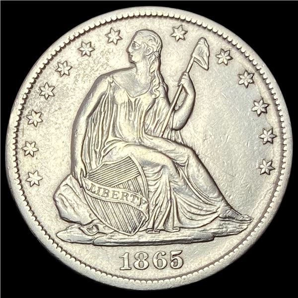 1865-S Seated Liberty Half Dollar UNCIRCULATED