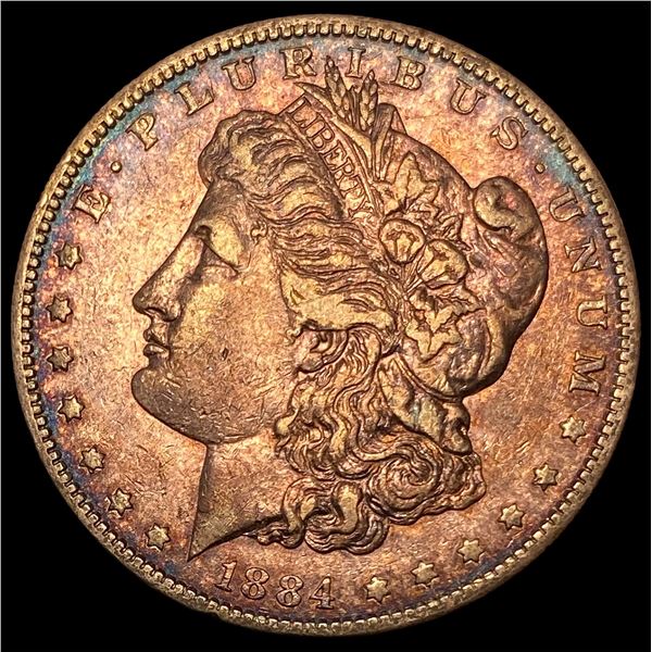 1884-S Silver Morgan Dollar LIGHTLY CIRCULATED