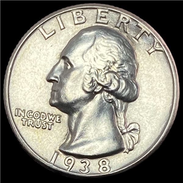 1938 Silver Washington Quarter GEM BU