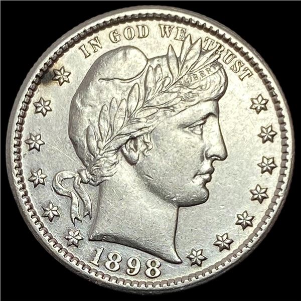 1898-S Silver Barber Quarter UNCIRCULATED